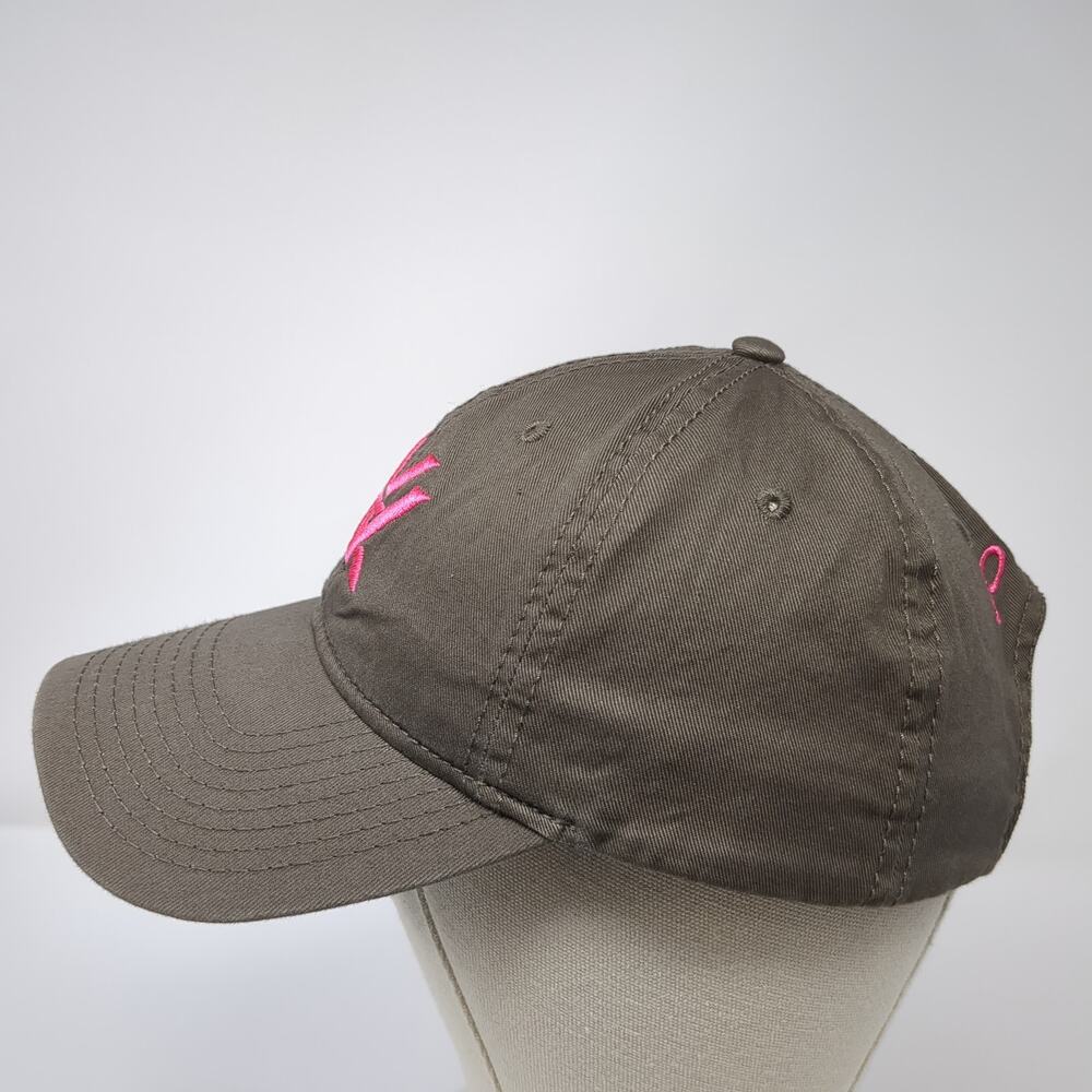 Vortex Strapback Hat Brown One Size Solid Embroid… - image 3